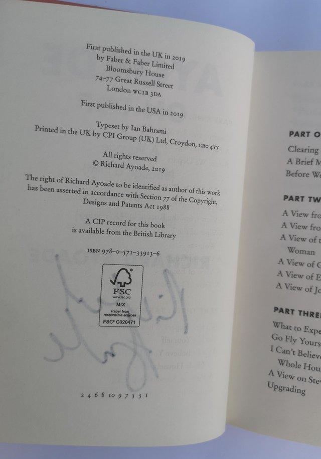 Preview of the first image of Richard Ayoade book titled Ayoade on Top.