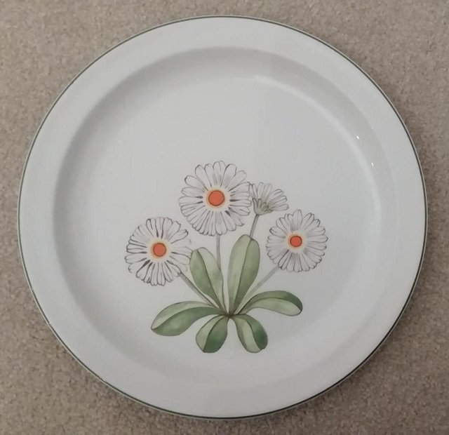 Preview of the first image of Vintage 'Fleur' crockery by Midwinter (5 pieces).