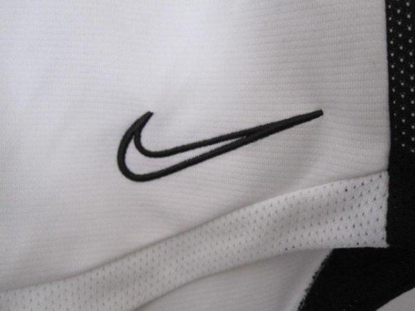 Image 2 of Girls Nike Dri-fit shorts in white
