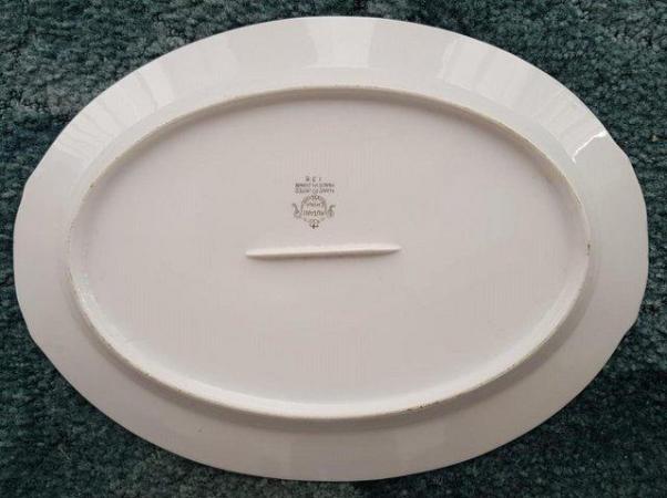 Image 3 of Gorgeous vintage Kutani Japan Large Oval Platter tray