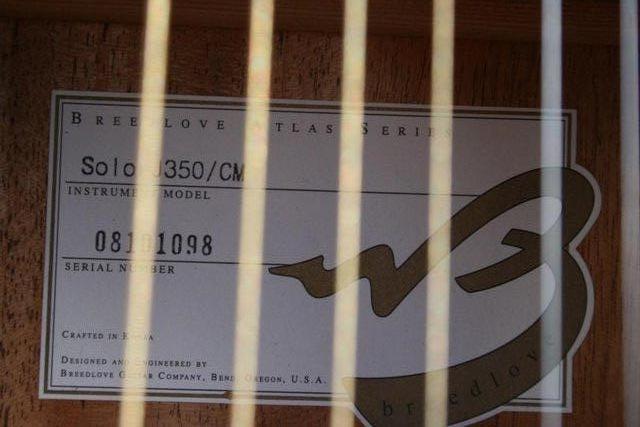 Image 4 of Breedlove J350/CM Acoustic guitar