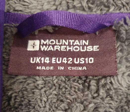 Image 2 of Purple Mountain Warehouse Fleeced Line Jacket, size 14