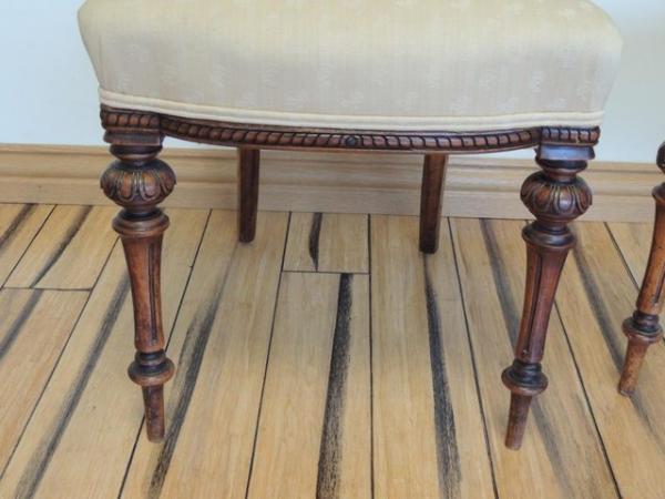 Image 9 of Pair of Victorian Walnut Chairs (UK Delivery)