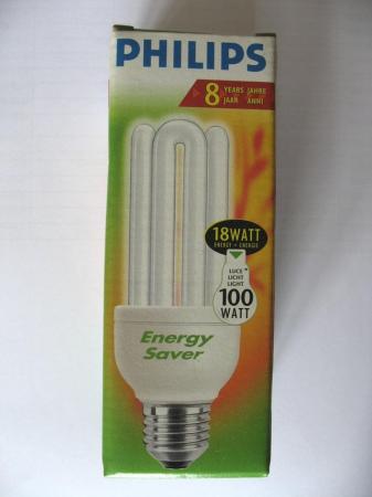 Image 1 of Philips Energy Saver Light Bulb 18Watts (Equiv. 100Watt) E27