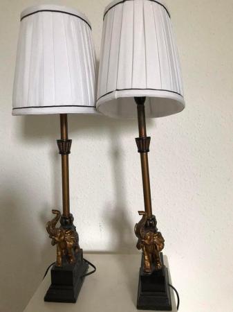 Image 1 of Two lovely elephant based lamps