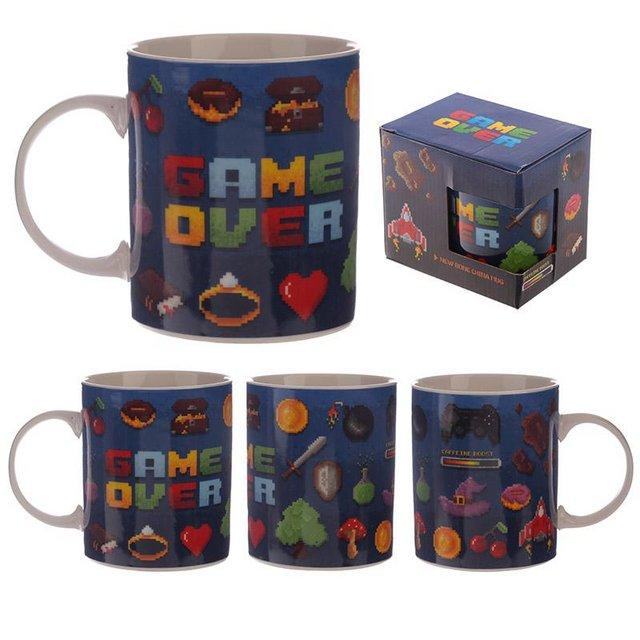 Preview of the first image of Collectable Porcelain Mug - Game Over Design. Free Postage.