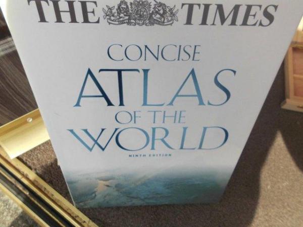 Image 2 of atlas of the world in book case