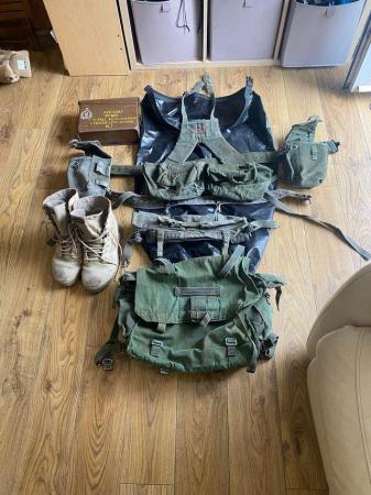 Image 4 of Ex army 58 webbing ammo box an boots