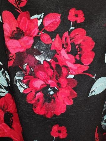 Image 16 of BNWT Anna Rose Dress Size 16 Red/Black