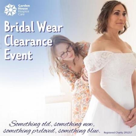 Image 1 of BRIDAL WEAR CLEARANCE SALE - HITCHIN - GARDEN HOUSE HOSPICE