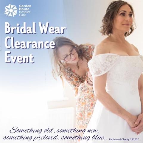 Preview of the first image of BRIDAL WEAR CLEARANCE SALE - HITCHIN - GARDEN HOUSE HOSPICE.