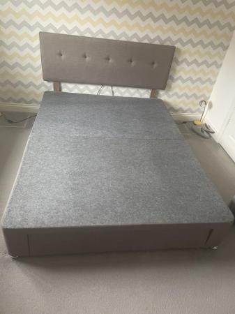 Image 2 of King size divan bed and mattress