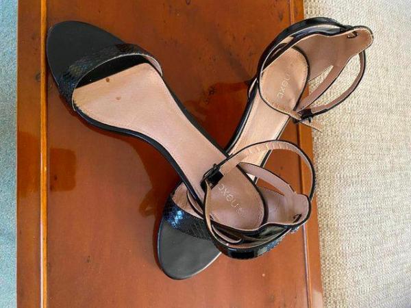 Image 1 of Black High Heeled Sandals size 9