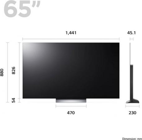 Image 3 of New LG OLED evo C3 65" 4K Smart TV, 2023