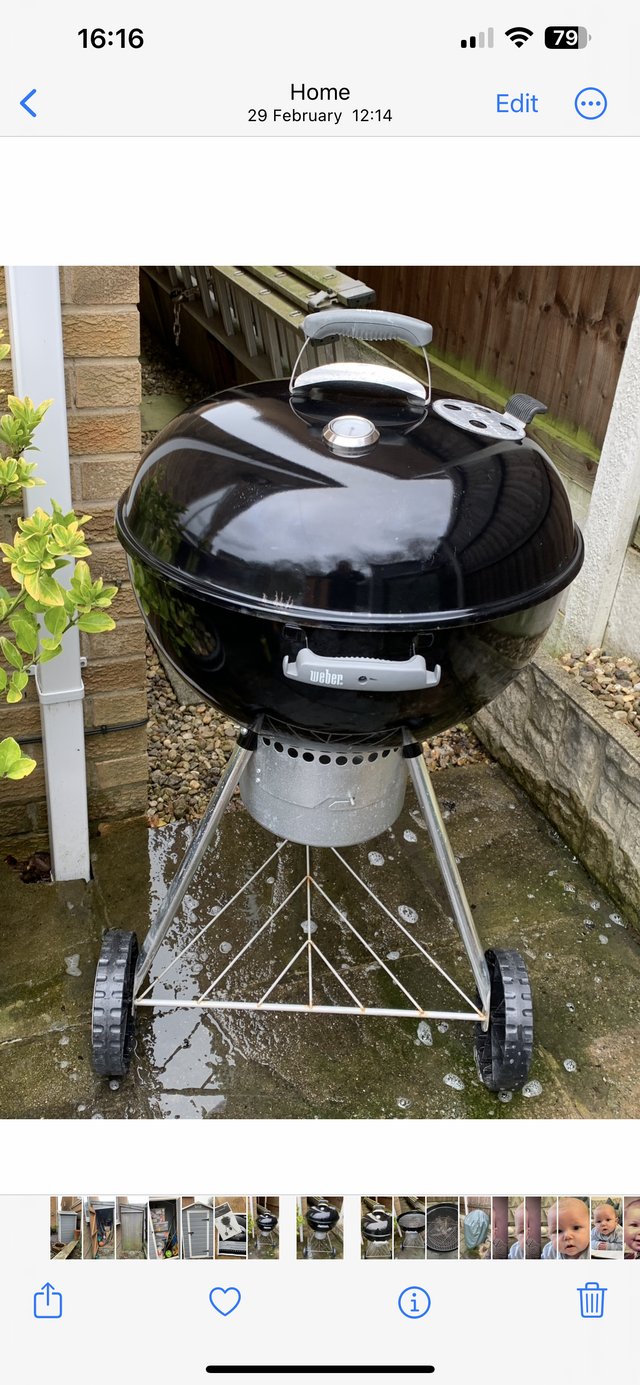 Preview of the first image of Weber One Touch Premium Charcoal Grill.