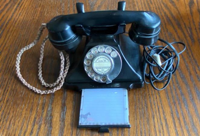 Image 1 of 1940’s Bakelite Telephone