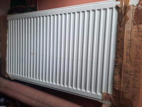 Image 2 of new white central heating radiator