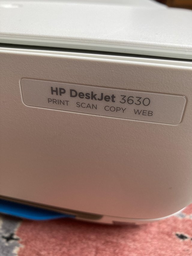 Preview of the first image of HP desk jet 3630 printer.