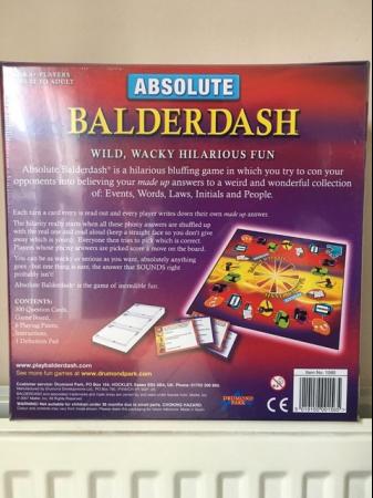 Image 2 of BNIB Absolute Balderdash Drumond Park kids family game