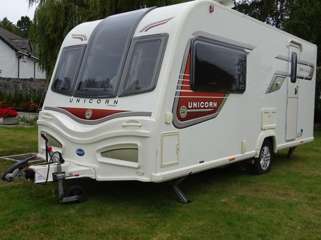 Preview of the first image of Bailey Unicorn II Seville, 2 berth caravan with motor mover.