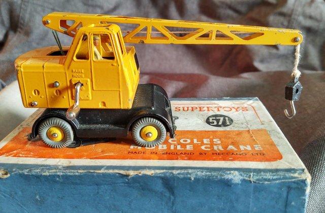 Preview of the first image of Dinky Supertoys 571 Cole’s Mobile Crane.