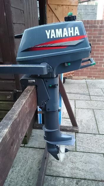 Preview of the first image of YAMAHA 3.5HP 2 STROKE OUTBOARD MOTOR FOR DINGHY TENDER BOAT.