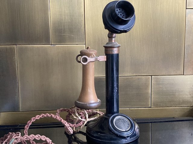 Preview of the first image of Antique GPO Candlestick Telephone Model 150.