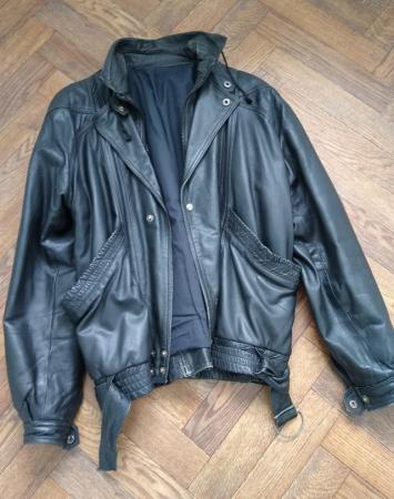 Image 1 of ClassicMan leather jacket a roomy Medium very comfy and warm