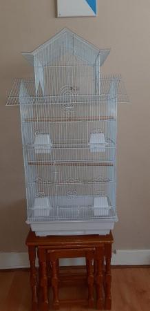 Image 4 of New Pagoda  style  cage with feeders and perches