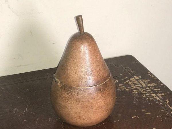 Image 3 of Tea Caddy Pear shaped with working key and lock