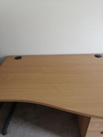 Image 1 of Office Desk with three integral drawers