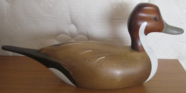 Preview of the first image of Wooden Pintail Duck made by Hummel Woodworking, Canada.