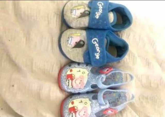 Preview of the first image of George pig slippers and jelly Sandals.