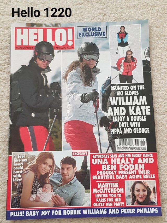 Preview of the first image of Hello Magazine 1220 - William & Kate on Ski Slopes.