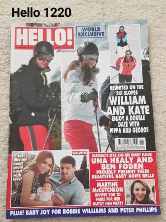 Image 1 of Hello Magazine 1220 - William & Kate on Ski Slopes