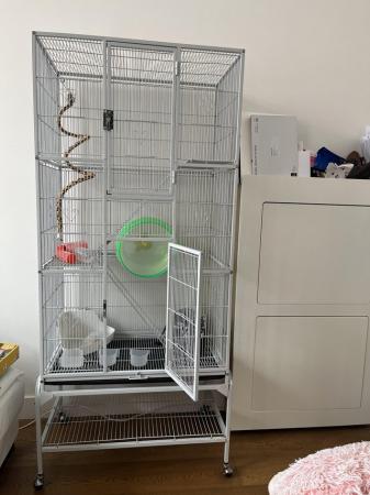 Image 1 of Large rats cage with accessories