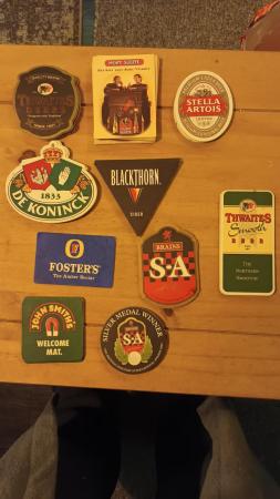 Image 1 of Collection of Rare Pub Ash Trays & Beer Mats