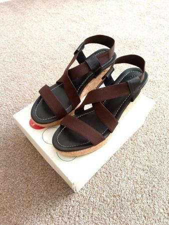 Image 2 of Dark Brown Strapped Sandal from Boden
