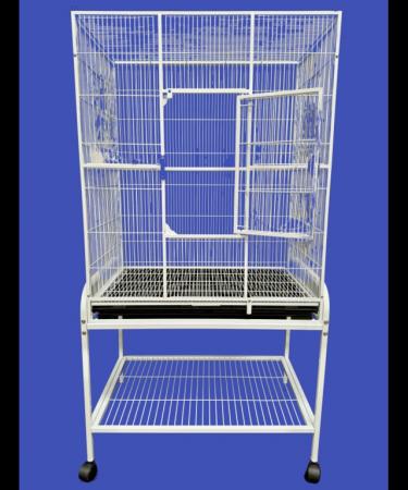 Image 5 of Parrot-Supplies Florida Parrot Cage With Stand White