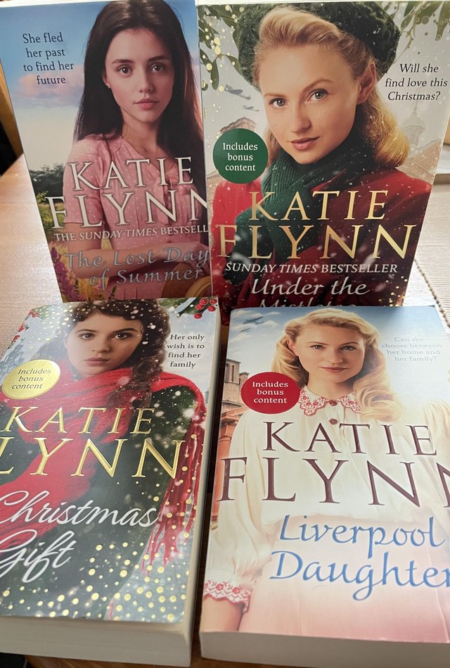 Preview of the first image of Katie Flynn paperback books x4.