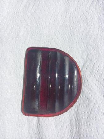 Image 1 of Rear ruby red glass D light lens