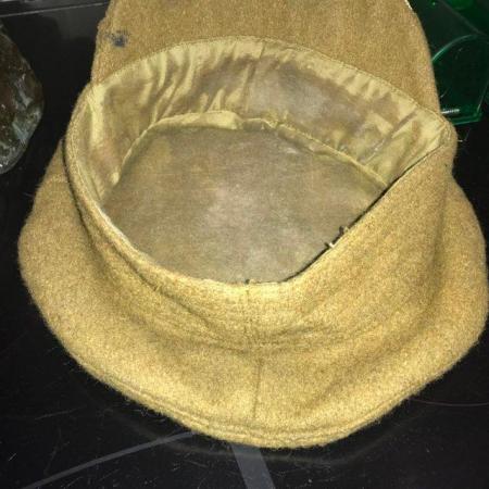 Image 5 of 1WW TOMMIES HAT worn but 100 % GENUINE