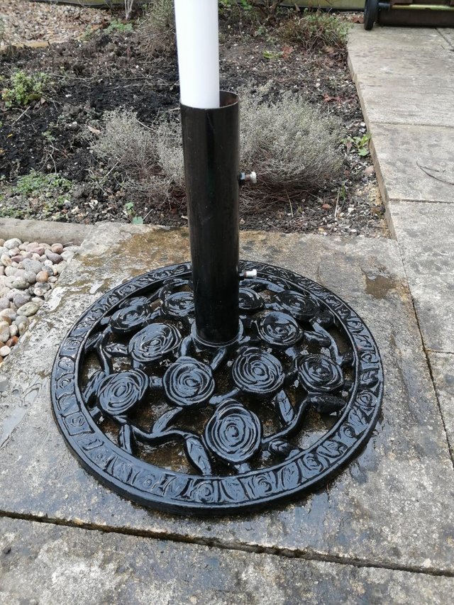 Preview of the first image of Garden Parasol Base, umbrella stand.