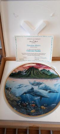 Image 3 of Danbury Mint Dolphin Collectors Plates !