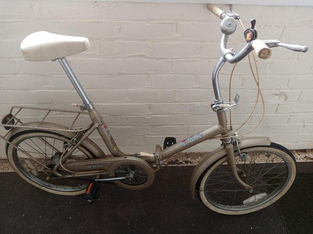 Preview of the first image of BSA, 1985 Fold up cycle, shoppers / campers bike Collector's.