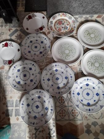 Image 2 of Vintage dinner plates, saucers.