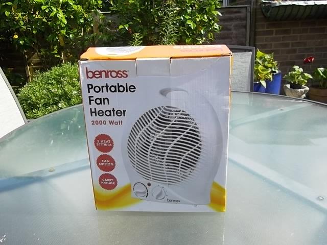 Preview of the first image of Benross Portable Fan Heater - 2000 Watt.