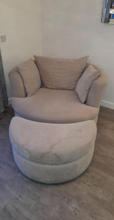 Image 2 of ***DFS CORNER SOFA WITH CUDDLE SEAT AND FOOTSTOOL***