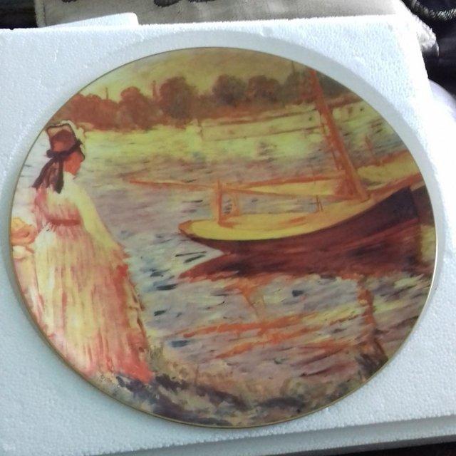 Preview of the first image of Impressionism Paintings 12 Plate Set.