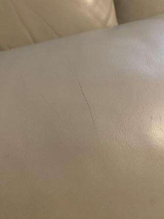 Image 2 of Curved sofa leather few marks
